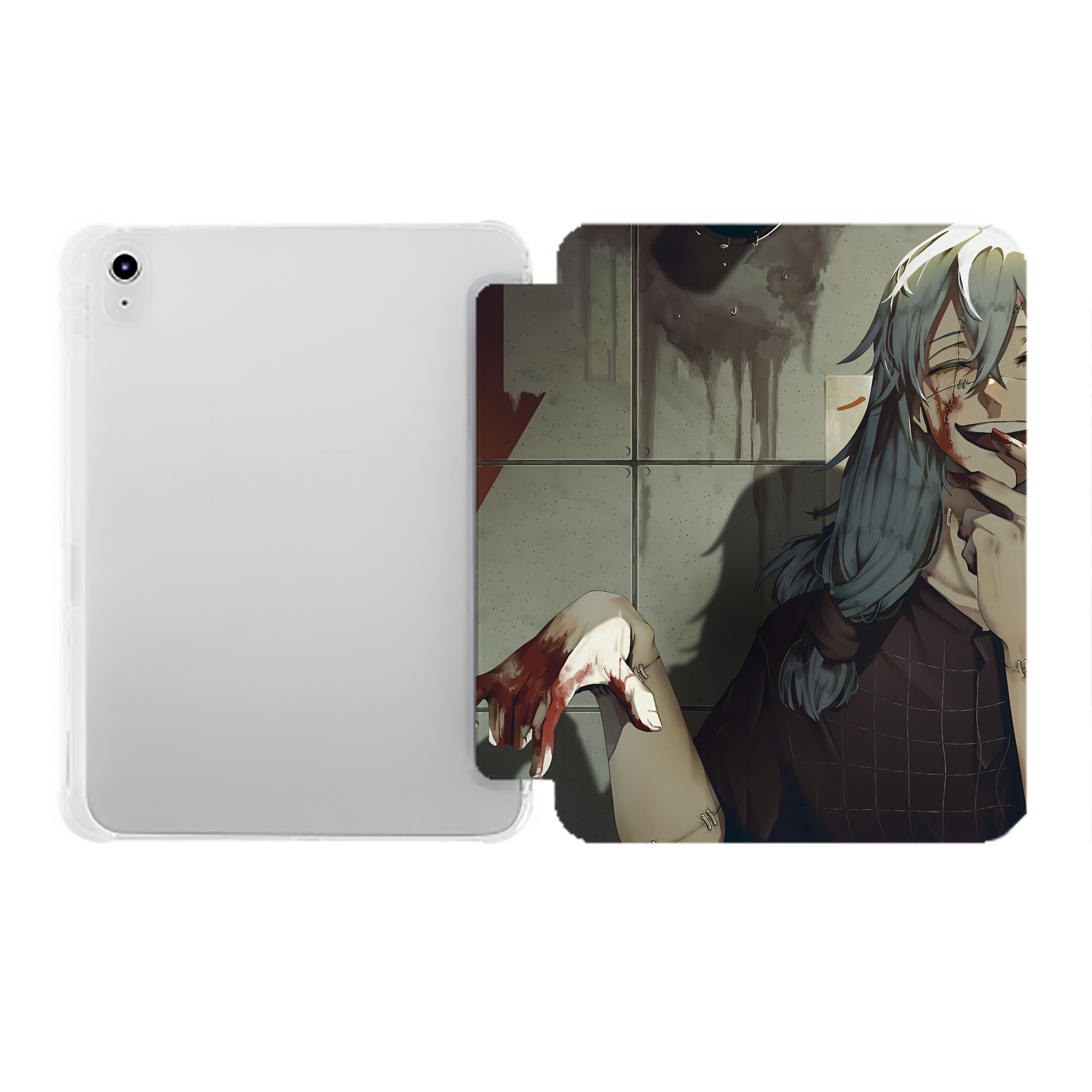 （画像用） SPY×FAMILY间谍家家酒 IPad ケース ペン収納付き 三つ折りスタンド PUレザー×シリコン 対応機種9.5/10.5/10.9インチ